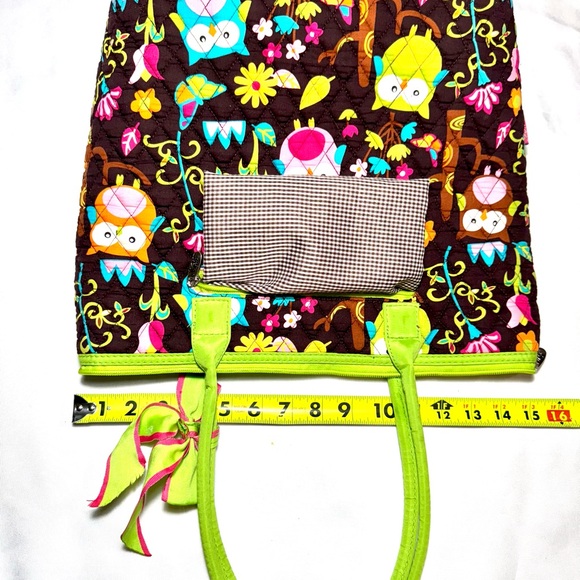 Colorful Owl Print Tote Bag - Picture 14 of 15